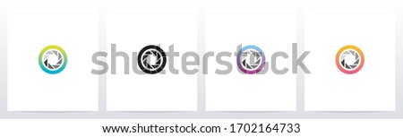 Shutter On Letter Logo Design O