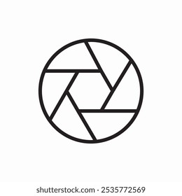 shutter photo camera icon sign vector