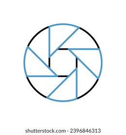 Shutter Photo icon vector stock illustration