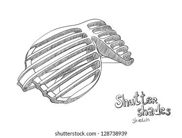 Shutter shades