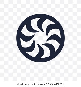 Shutter transparent icon. Shutter symbol design from Cinema collection. Simple element vector illustration on transparent background.