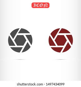 Shutter vector icon . the Shutter for the camera. the Shutter for the photo. Shutter for shooting icon . photographer of icon