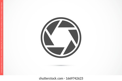 Shutter vector icon. the Shutter for the camera. the Shutter for the photo. Shutter for shooting icon. photographer of icon.