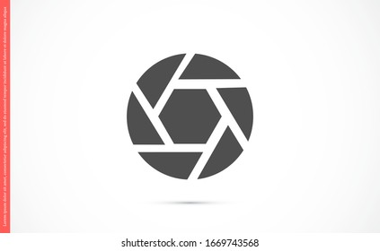 Shutter vector icon . the Shutter for the camera. the Shutter for the photo. Shutter for shooting icon . photographer of icon
