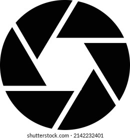 shutter vector illustration isolated on a transparent background. glyph vector icons for concept or web graphics.