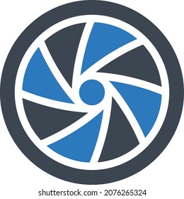 shutter Vector illustration on a transparent background. Premium quality symbols. Stroke vector icon for concept and graphic design.