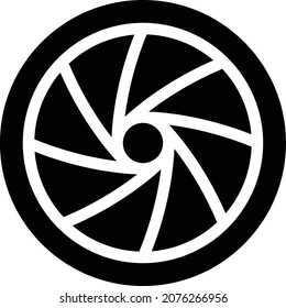 Blende, Vektorgrafik auf transparentem Hintergrund. Symbole in Premium-Qualität. Schlagt das Vektorsymbol für Konzept und Grafikdesign.