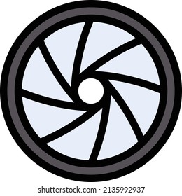 shutter Vector illustration on a transparent background. Premium quality symbols. Stroke vector icon for concept and graphic design.