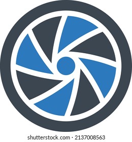 shutter Vector illustration on a transparent background. Premium quality symbols. Stroke vector icon for concept and graphic design.