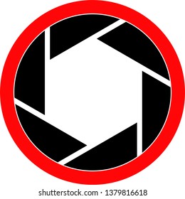 Shutter vector symbol