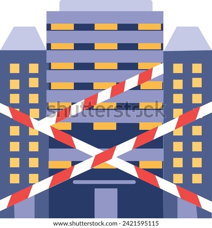 Shutting down a company vector icon design, Unemployment symbol, Economic stagnation sign, financial crisis stock illustration, closing a business or Liquidation concept