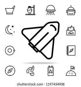 shuttle icon. Science icons universal set for web and mobile