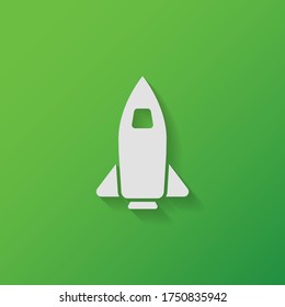 icono de lanzadera. Ilustración del vector EPS 10.