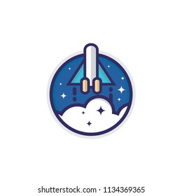 Shuttle space flat design