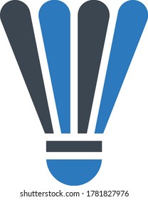 Shuttle vector glyph color icon 
