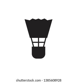 shuttlecock, badminton icon vector template