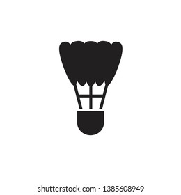 shuttlecock, badminton icon vector template