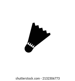 logo du badminton shuttlecock, illustration vectorielle