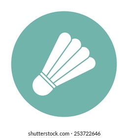 Shuttlecock icon. 