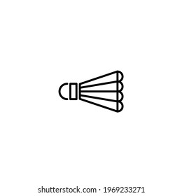 Shuttlecock icon design, eps 10