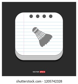 Shuttlecock Icon - Free vector icon
