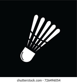 shuttlecock icon Logo Vector Template Design