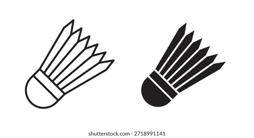 Icono de Shuttlecock para el App móvil, diseños editables