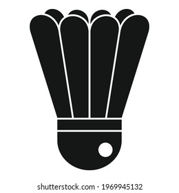 Shuttlecock icon. Simple illustration of Shuttlecock vector icon for web design isolated on white background