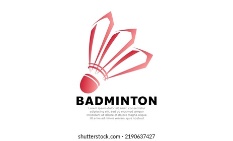 Shuttlecock icon symbol vector, Modern design and beautiful colors isolated on white background, illustration Vector EPS 10 , can use for  Badminton Championship Logo