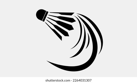 Shuttlecock icon symbol vector, Modern design and beautiful colors isolated on white background, illustration Vector EPS 10 , can use for  Badminton Championship Logo