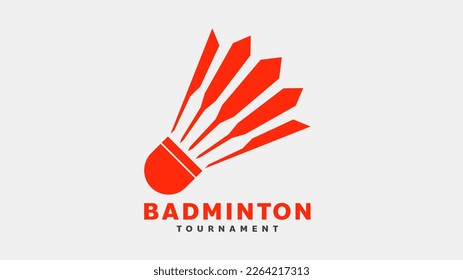 Shuttlecock icon symbol vector, Modern design and beautiful colors isolated on white background, illustration Vector EPS 10 , can use for  Badminton Championship Logo