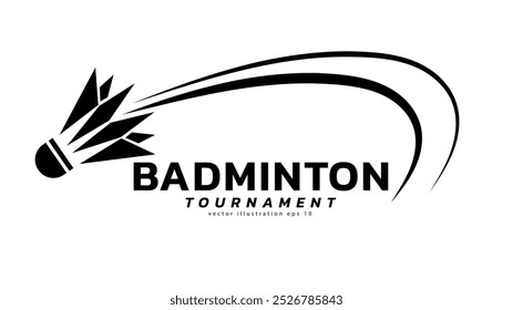 Shuttlecock ícone símbolo vetor, Design moderno e belas cores isoladas no fundo branco, ilustração Vetor EPS 10 , pode usar para Badminton Championship Logo