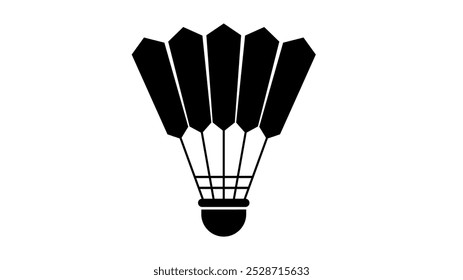 Shuttlecock icon symbol vector, Modern design and beautiful colors isolated on white background, illustration Vector EPS 10 , can use for Badminton Championship Logo