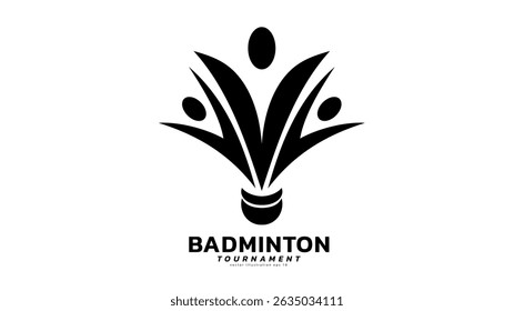 Shuttlecock icon symbol vector, Modern design and beautiful colors isolated on white background, illustration Vector EPS 10 , can use for  Badminton Championship Logo