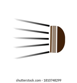 shuttlecock icon vector design illustration