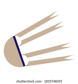 shuttlecock icon vector design illustration