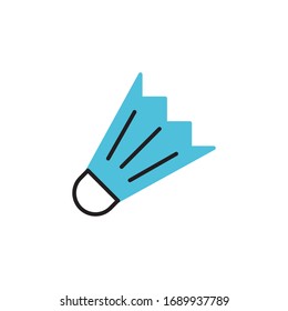 shuttlecock icon vector illustration. shuttlecock icon modern style design