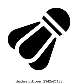 shuttlecock icon for your website, mobile, presentation, and logo design.