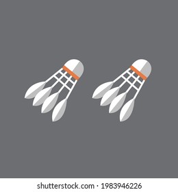 shuttlecock play icon vector fun