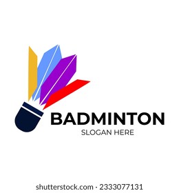 Obturo para jugar a bádminton, logotipo de la baraja de bádminton