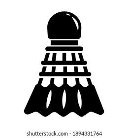 shuttlecock vector icon, badminton, sport vector design