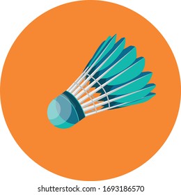 shuttlecock vector illustration , badminton, sport vector design