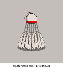 shuttlecock vector illustration, good for template design and any purpose