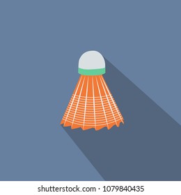 shuttlecock vector long shadow
