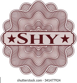 Shy abstract rosette