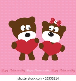 Shy Bears in Love