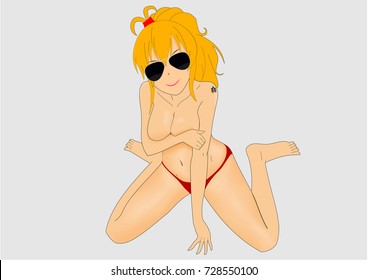 shy blonde 