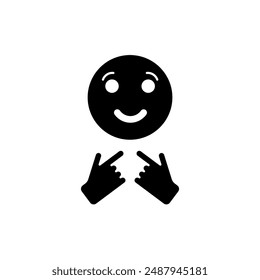 shy concept line icon. Simple element illustration. shy concept outline symbol design.