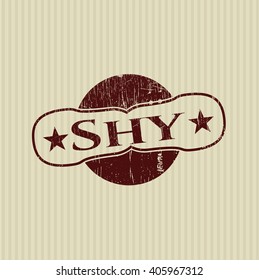 Shy rubber seal