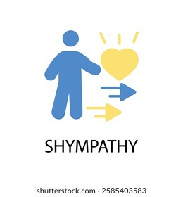 shympathy icon. vector.Editable stroke.linear style sign for use web design,logo.Symbol illustration.